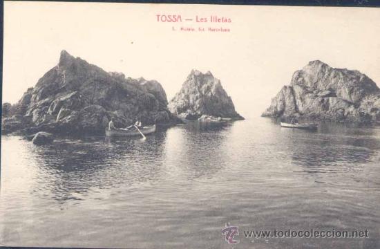 Postales: TOSSA (GERONA ).- LES ILLETAS - Foto 1