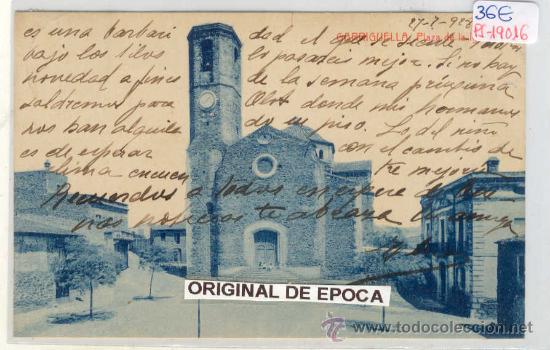 Postcards: (PS-19016)POSTAL DE GARRIGUELLA-PLAZA DE LA IGLESIA