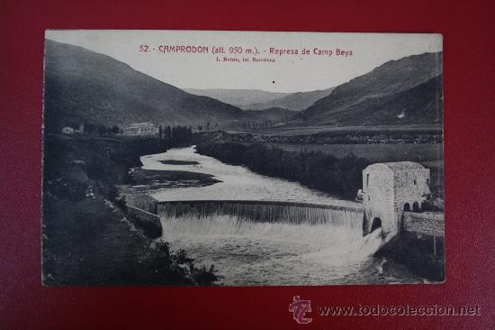 Postales: Postal de Camprodon - Represa de Camp Beya - Foto 1