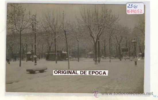 Postcards: (PS-19052)POSTAL FOTOGRAFICA DE BARCELONA-NEVADA PRINCIPIOS DE SIGLO.FOTOGRAFO JOSE SAGARRA