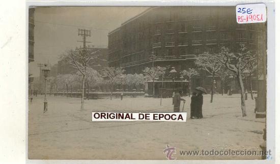 Postcards: (PS-19051)POSTAL FOTOGRAFICA DE BARCELONA-NEVADA PRINCIPIOS DE SIGLO.FOTOGRAFO JOSE SAGARRA