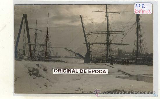 Postcards: (PS-19043)POSTAL FOTOGRAFICA DE BARCELONA-NEVADA PRINCIPIOS DE SIGLO.FOTOGRAFO JOSE SAGARRA