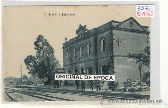 Postkarten: (PS-19063)POSTAL DE PIERA-ESTACION DE FERROCARRIL