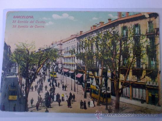 Postales: BARCELONA, RAMBLA DEL CENTRO N&ordm; 35 - Foto 1