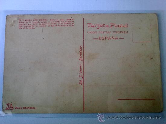 Postales: BARCELONA, RAMBLA DEL CENTRO N&ordm; 35 - Foto 2