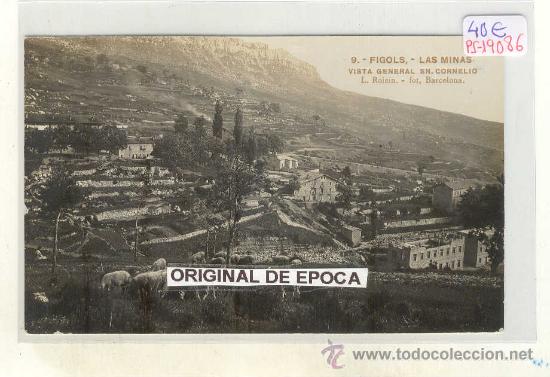 Postcards: (PS-19086)POSTAL FOTOGRAFICA DE FIGOLS-LAS MINAS.VISTA GENERAL