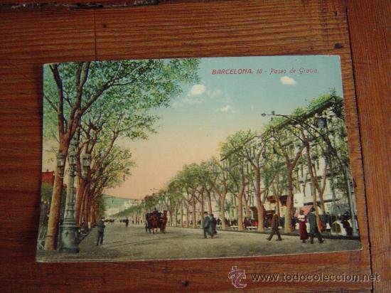 Postales: Antigua postal de Barcelona. - Foto 1