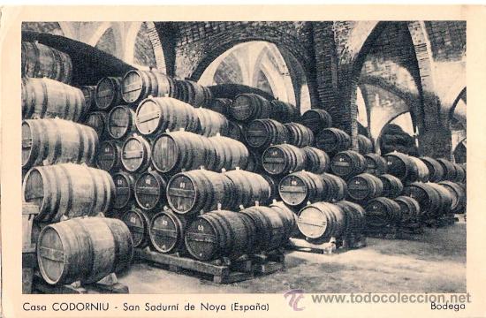 Postkarten: TARJETA POSTAL DE LAS BODEGAS CODORNUI. SAN SADURNI DE NOYA, BODEGA.