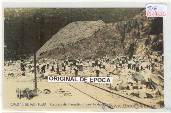 Postkarten: (PS-19325)POSTAL FOTOGRAFICA DE CALDAS DE MONTBUY-CANTERAS DEL REMEDIO(FOMENTO DE OBRAS)