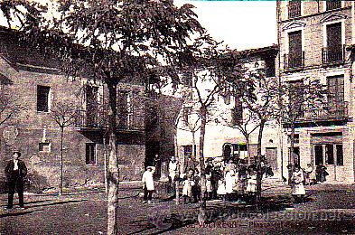 Cartoline: POSTAL SANT HIPOLIT DE VOLTREGA PLASSA DEL FOSSA