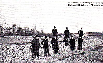 Postkarten: POSTAL ENCAUZAMIENTO DEL RIO LLOBREGAT POR LA DIVISION HIDRAULICA DEL PIRINEO ORIENTAL