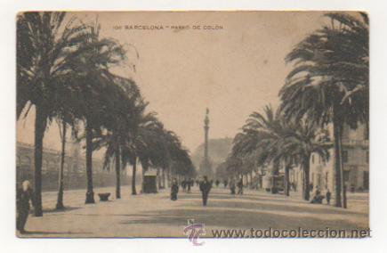 Postales: BARCELONA. PASEO DE COL&Oacute;N. - Foto 1