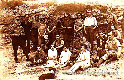 Cartoline: POSTAL FOTOGRAFICA EXCURSION A LA FONT DELS BURGONS