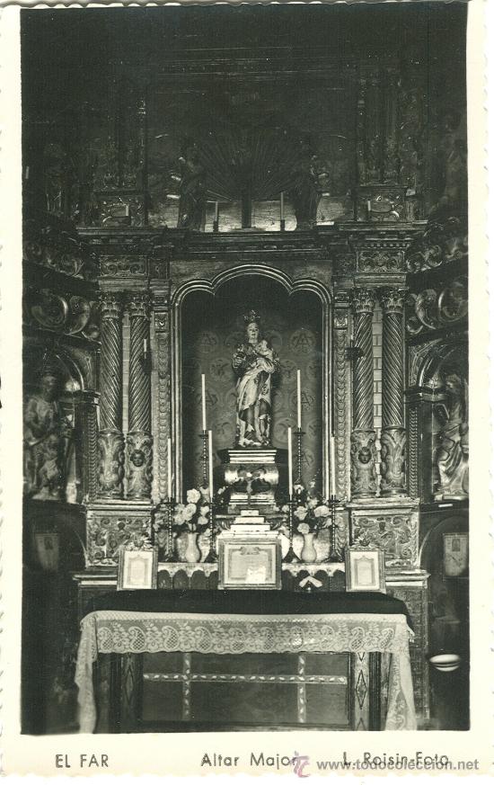 Postales: LLEIDA. EL FAR. ALTAR MAYOR. - Foto 1