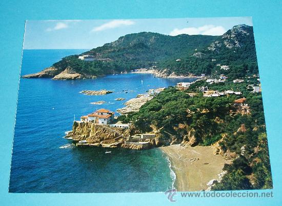 Postales: POSTAL FORNELLS Y AIGUABLAVA. COSTA BRAVA. 21 X 15,5 CM