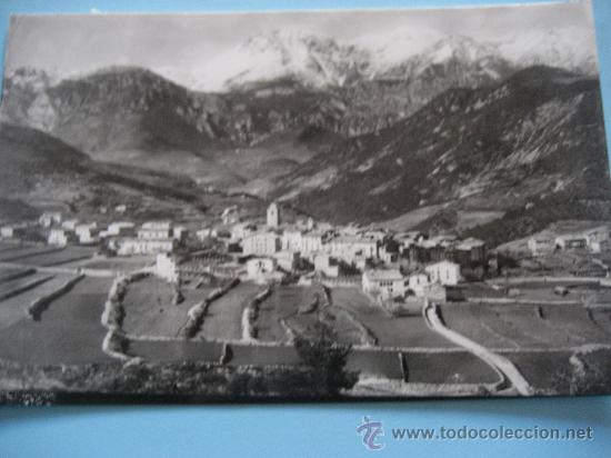 Postales: San Lorenzo de Morunys. N&ordm; 1 Vista general. Pico Urdet 2230 m. Fot. M. Pujols. Circulada