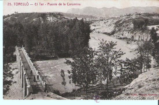 Postales: POSTAL DE TORELL&Oacute; , CIRCULADA SIN SELLO - Foto 1