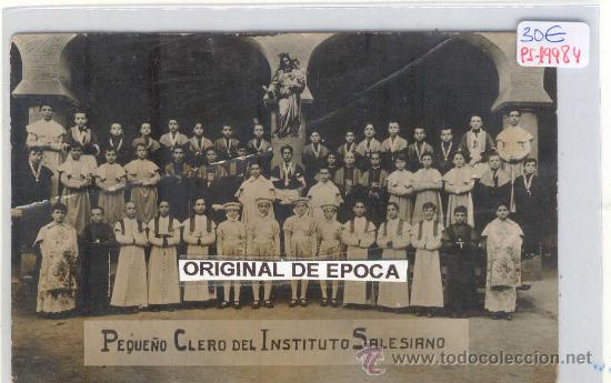 Postkarten: (PS-19984)POSTAL FOTOGRAFICA DE ???-PEQUE&Ntilde;O CLERO DEL INSTITUTO SALESIANO