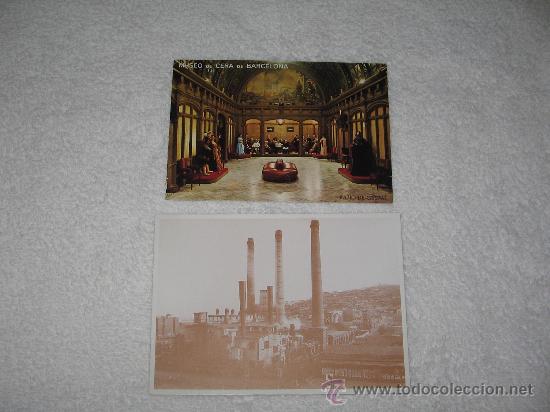 Postales: LOTE DE 2 POSTALES DE BARCELONA - Foto 1
