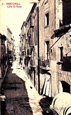 Postales: POSTAL MARTORELL CALLE DE NOYA - Foto 1