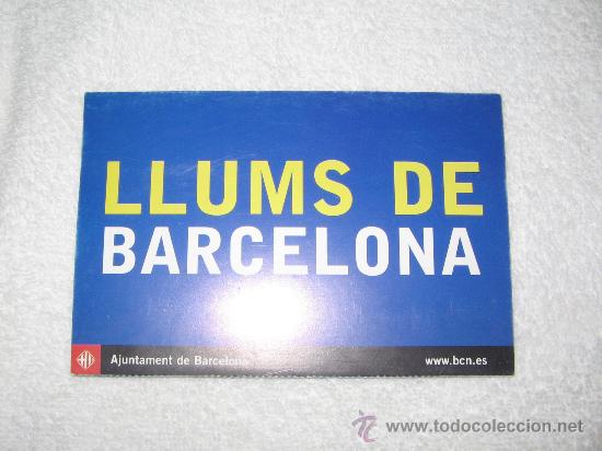 Postales: ACORDEON DE POSTALES LLUMS DE BARCELONA - Foto 1