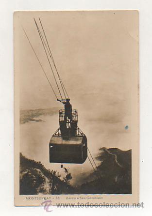 Postcards: MONTSERRAT. A&Eacute;REO A SAN GER&Oacute;NIMO.