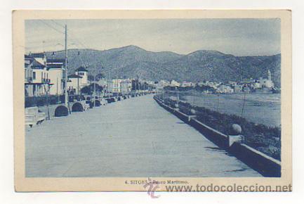 Postales: SITGES. PASEO MAR&Iacute;TIMO. (L. ROISIN). - Foto 1