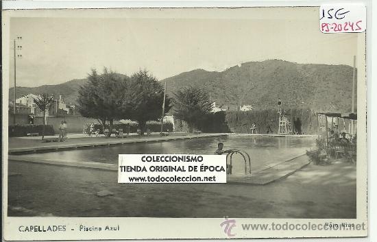 Postales: (PS-20245)POSTAL FOTOGRAFICA DE CAPELLADES-PISCINA AZUL
