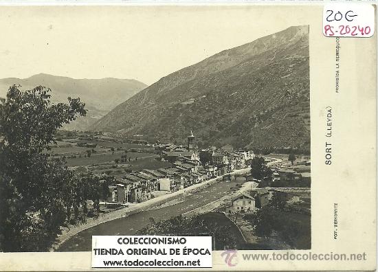 Postkarten: (PS-20240)POSTAL FOTOGRAFICA DE SORT(LLEIDA)-VISTA PARCIAL