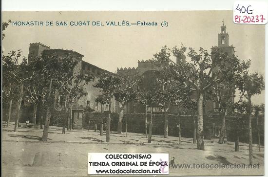 Postkarten: (PS-20237)POSTAL FOTOGRAFICA DE SAN CUGAT DEL VALLES-MONASTIR.FATXADA