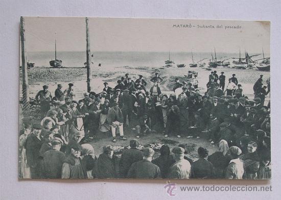 Postales: Mataro, Subasta del pescado - Foto 1