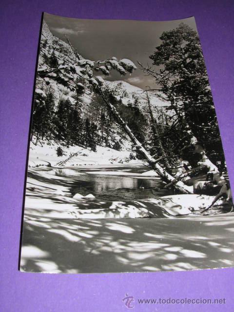 Postales: AIGUAS TORTES, PARQUE NACIONAL PIRINEOS DE LERIDA, FOTO M. FIGUEROLA,9,5X15 CM.