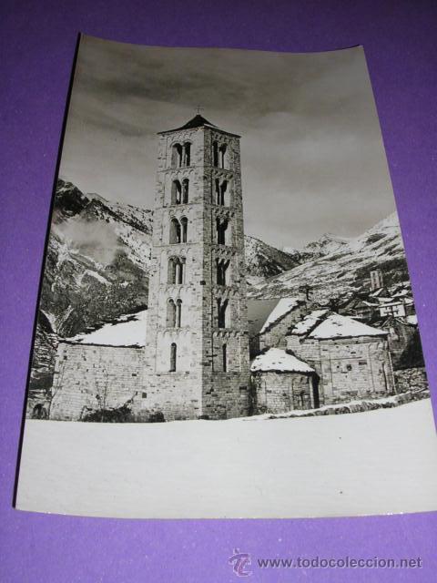 Postales: TAHULL- IGLESIA DE SAN CLIMENTE PIRINEOS DE LERIDA, FOTO M. FIGUEROLA, 14,5 X10 CM.