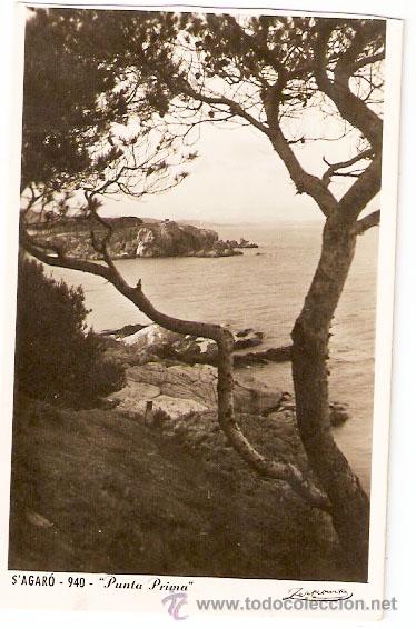 Postales: S 'AGARO - 940 - Punta Prima - Zerkowik - Escrita 1950 -Vell i Bell