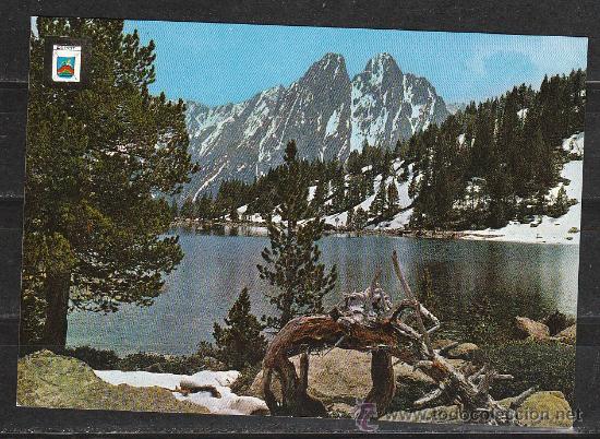 Postales: n&ordm; 906 PIRINEU CATALA. VALL D&acute; ESPOT. ESTANY DE SANT MAURICI. PARC NACIONAL I VISTA D&acute;ELS ENCANTANS