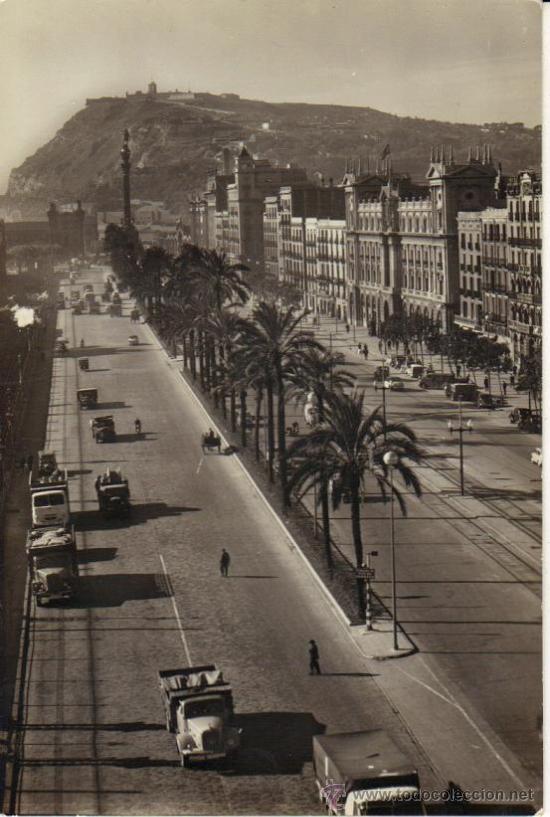Postales: Barcelona - 6010 Paseo Col&oacute;n - Foto 1