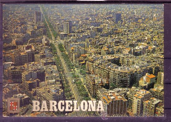 Postales: BARCELONA - DIAGONAL - VISTA AEREA - Foto 1