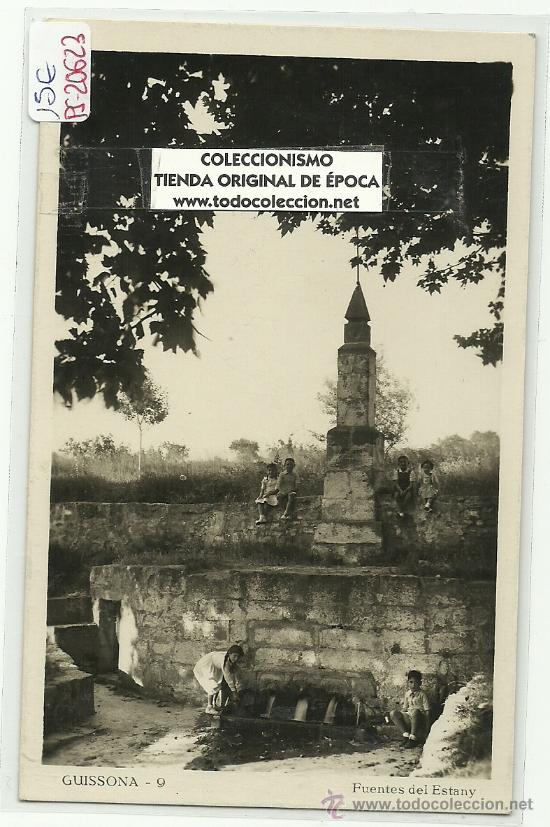 Postales: (PS-20623)POSTAL DE GUISSONA(LLEIDA)-FUENTES DEL ESTANY