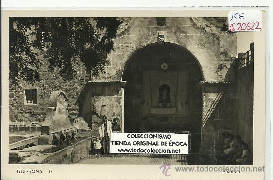 Postales: (PS-20622)POSTAL DE GUISSONA(LLEIDA)-FUENTES