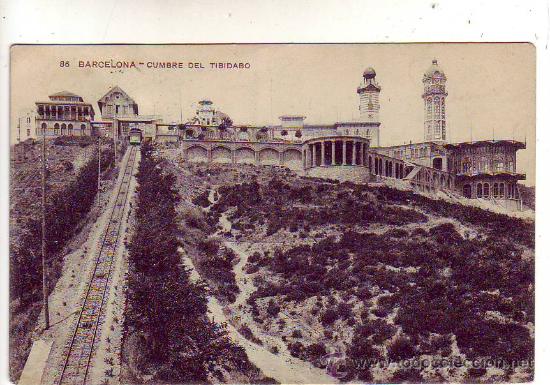 Postales: barcelona - cumbre del tibidabo. - Foto 1