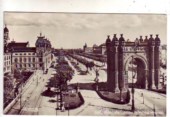 Postales: barcelona - salon de victor pradera. - Foto 1