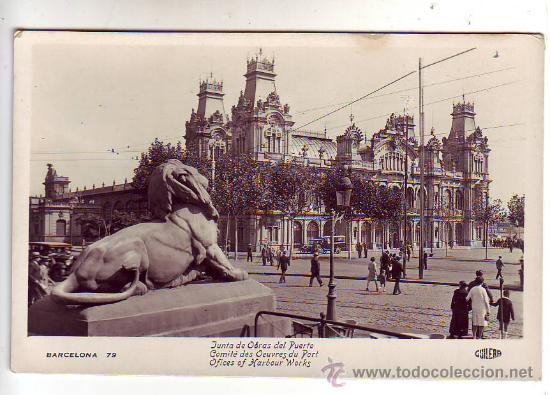 Postales: barcelona - junta de obras del puerto. - Foto 1