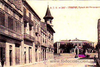 Postales: POSTAL TARREGA ESTACIO DEL FERROCARRIL - Foto 1