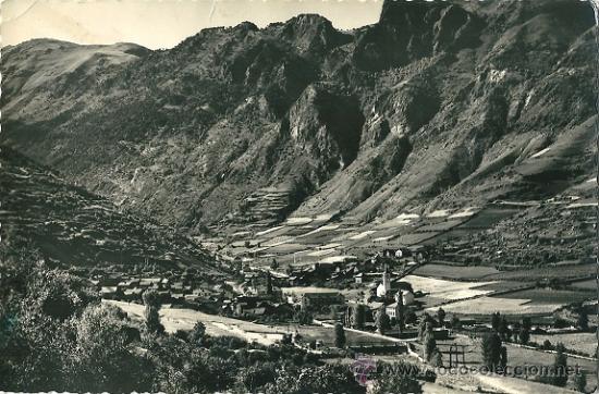 Postales: 7348 - POSTAL VALLE DE ESPOT (l&eacute;ida)  N&ordm;129 VISTA GENERAL