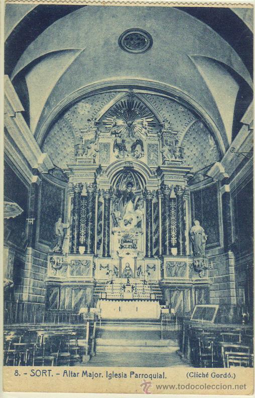 Postales: Sort - 8 Altar Mayor - Iglesia Parroquial - Foto 1