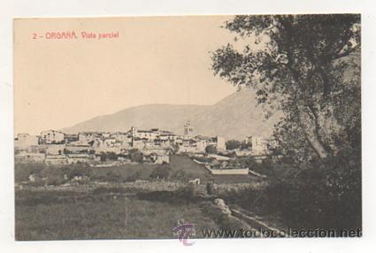 Postcards: ORGA&Ntilde;&Aacute;. VISTA PARCIAL. (ED. THOMAS).