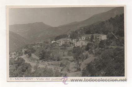 Postais: MONTSENY. VISTA DEL PUEBLO.