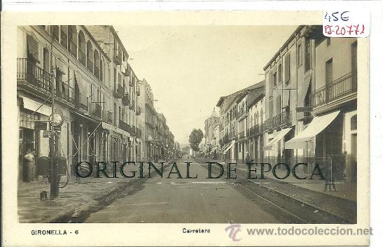 Postcards: (PS-20771)POSTAL FOTOGRAFICA DE GIRONELLA-CARRETERA