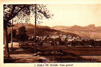Postales: POSTAL POBLA DE SEGUR VISTA GENERAL - Foto 1