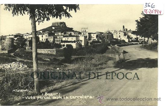 Postkarten: (PS-20794)POSTAL FOTOGRAFICA DE BAGUR-VISTA PARCIAL DESDE LA CARRETERA-V.FARGNOLI